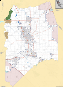 San Joaquin County Wildland Fire Protection Map